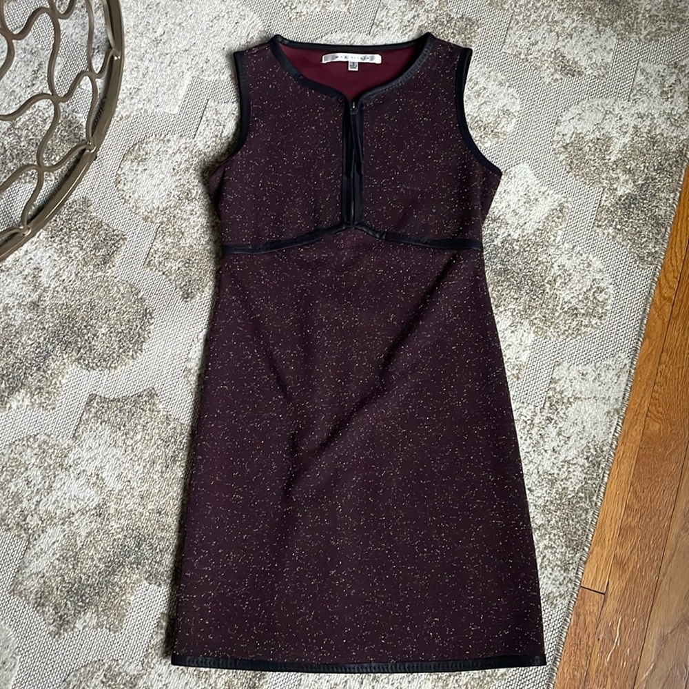 Max Studio Small Maroon Sleeveless Dress